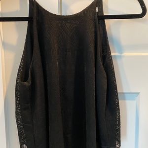 Black tank blouse
